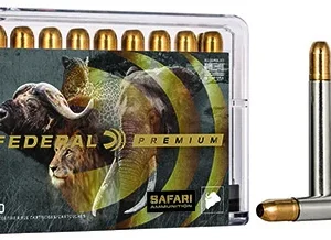Federal P458T3 Premium Safari Cape-Shok 458 Win Mag 500 gr Trophy Bonded Sledgehammer Solid 20 Per Box/ 10 Case