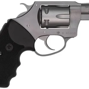 Charter Arms 72224 Pathfinder  Small 22 LR, 8 Shot 2" Stainless Steel Barrel  & Cylinder, Anodized Aluminum Frame w/Black Finger Grooved Rubber Grip, Exposed Hammer