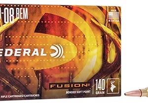 Federal F708FS1 Fusion  7mm-08 Rem 140 gr Fusion Soft Point 20 Per Box/ 10 Case