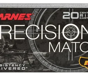 Barnes Bullets 30742 Precision Match  260Rem 140gr Open Tip Match Boat Tail 20 Per Box/10 Case