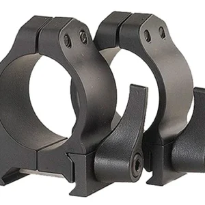 Warne 200LM Vertical Rings Maxima Matte Black 1" Low Quick Detach 0 MOA