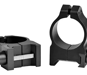 Warne 201LM Vertical Rings Maxima Matte Black 1" Medium Quick Detach 0 MOA