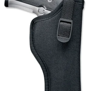 Uncle Mike's 81121 Sidekick Hip Holster OWB, Size 12, Black Nylon, Compatible w/Glock 26/27, Belt Clip Mount, Right Hand