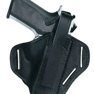 Uncle Mike's 86150 Super  OWB Size 15 Black Laminate Belt Slide Fits Large Semi-Auto Fits 3.75-4.50" Barrel Ambidextrous
