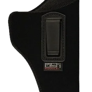 Uncle Mike's 76152 Inside The Pants Holster IWB Size 15 Black Suede Like Belt Clip Fits Large Semi-Auto Fits 3.75-4.50" Barrel Left Hand