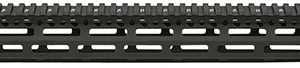 BCM MCMR15556BLK BCMGunfighter MCMR 15" M-LOK, Free-Floating Style Made of Aluminum with Black Anodized Finish for AR-Platform