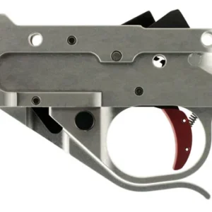 Timney Triggers 10222C16 Replacement Trigger  Single-Stage Curved Trigger with 2.75 lbs Draw Weight & Silver/Black Finish for Ruger 10/22