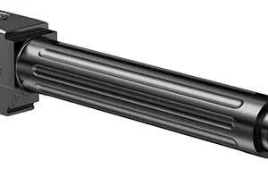 CMC Triggers 75511 Match Precision  Compatible w/Glock 17 Gen3-4 9mm Luger 4.48" Black DLC Stainless Steel Fluted/Match Grade/Threaded Barrel