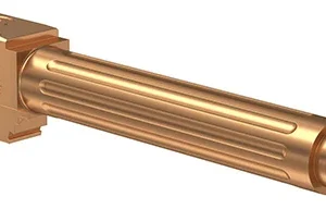 CMC Triggers 75523 Match Precision  Compatible w/Glock 19 Gen3-4 9mm Luger 4.01" Bronze DLC Stainless Steel Fluted/Match Grade/Threaded Barrel