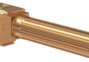 CMC Triggers 75524 Match Precision  Compatible w/ Glock 19 Gen3-4 9mm Luger 4.01" Bronze Bead Blasted Satin DLC Stainless Steel Fluted Match Grade Barrel
