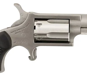 North American Arms 22LRGRCHS Mini-Revolver Carry Combo 22 LR 5 rd 1.13" Barrel, Stainless Steel Barrel/Cylinder/Frame, Black Rubber Grip, Includes Exclusive Holster Package