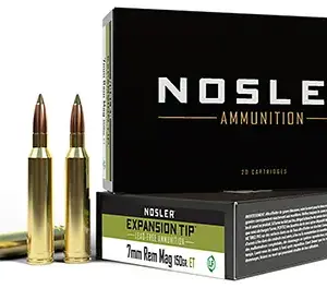 Nosler 40032 E-Tip  7mm Rem Mag 150 gr E Tip Lead Free 20 Per Box/ 10 Case