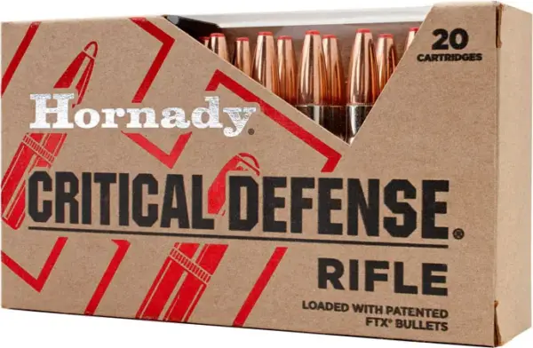 Hornady 80270 Critical Defense  223Rem 55gr Flex Tip eXpanding 20 Per Box/10 Case