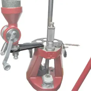 Hornady 399694 Iron Press Powder Measure Bracket Silver Metal Works With Hornady Iron Press