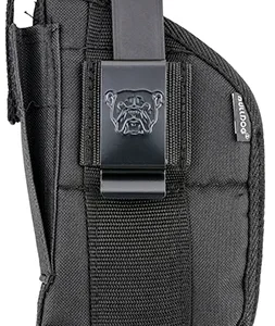 Bulldog FSN19 Extreme  OWB Black Nylon Belt Loop/Clip Fits Auto w/Laser or Light Fits 2-5" Barrel Ambidextrous
