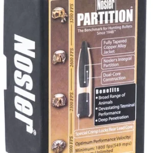 Nosler 16330 Partition  30 Cal .308 165 gr Spitzer/ 50 Per Box