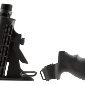 Aim Sports APGSM500 Shotgun  6 Position w/Pistol Grip Black Synthetic for Mossberg 500