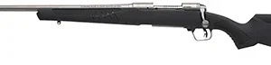 Savage Arms 57059 110 Storm 300 Win Mag 3+1 24", Matte Stainless Metal, Gray Fixed AccuStock with Accufit, Left Hand