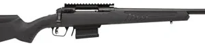Savage Arms 57140 110 Haymaker 450 Bushmaster 4+1 18" Barrel, Matte Black Metal, Black Fixed AccuStock with AccuFit