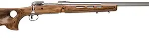 Savage Arms 18518 12 BTCSS 22-250 Rem Caliber with 4+1 Capacity, 26" Barrel, Matte Stainless Metal Finish & Satin Brown Fixed Thumbhole Stock Right Hand (Full Size) Includes Detachable Box Magazine