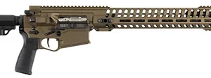 Patriot Ordnance Factory 01467 Revolution Gen4 308 Win,7.62x51mm NATO 16.50" 20+1 Burnt Bronze 6 Position MFT BMS Minimalist Stock MLOK