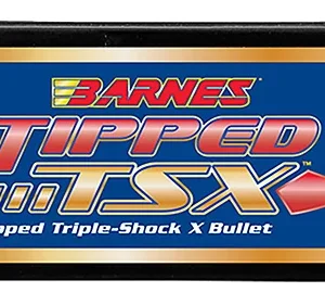 Barnes Bullets 30424 Tipped TSX  338 Cal .338 160 gr TTSX Flat Base 50 Per Box