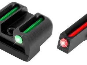 TruGlo TG131X Fiber-Optic  Black | Red Fiber Optic Front Sight Green Fiber Optic Rear Sight