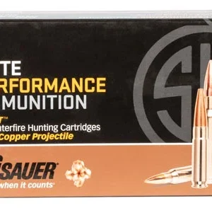 Sig Sauer E3WMH120 Elite Copper Hunting  300 Win Mag 165 gr Copper Solid 20 Per Box/ 10 Case