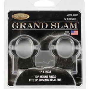 Weaver Mounts 49307 Grand Slam  Matte Black 1" Extra High
