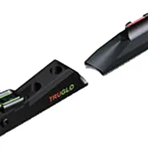 Truglo TG958X Muzzle Brite Sight Set In-Line Muzzleloaders Adjustable Red/Green Black Ghost Ring