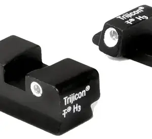 Trijicon 600481 Bright & Tough Night Sights- Springfield XD  Black | Green Tritium White Outline Front Sight Green Tritium White Outline Rear Sight