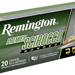 Remington Ammunition 27936 Premier Scirocco Bonded 300 RUM 180 gr Swift Scirocco Bonded 20 Per Box/ 10 Cs