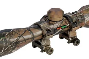 TruGlo TG8504CD Compact  Realtree APG 4x 32mm 1" Tube Diamond Reticle w/Rings