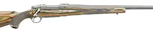 Ruger 17122 Hawkeye Predator Full Size 223 Rem 5+1 22" Matte Stainless Steel Barrel, Integral Scope Mounts Stainless Steel Receiver, Green Mountain Fixed Laminate Stock