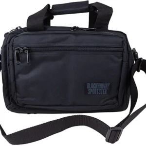 Blackhawk 74RB01BK Sportster Deluxe Black 600D Polyester Holds 2 Handguns