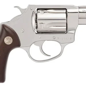 Charter Arms 73829 Undercover  Small 38 Special, 5 Shot 2" High Polished Stainless Steel Barrel, Cylinder & Frame w/Wood Grip, Exposed Hammer