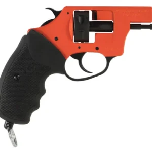 Charter Arms 82090 Pro 209  209 Primers, 6rd Orange Cerakote Aluminum Frame, Black Rubber Grips