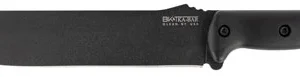 Ka-Bar BK9 Becker Combat Bowie 9.25" Fixed Clip Point Plain Black 1095 Cro-Van Blade, Black Ultramid Handle, Includes Sheath