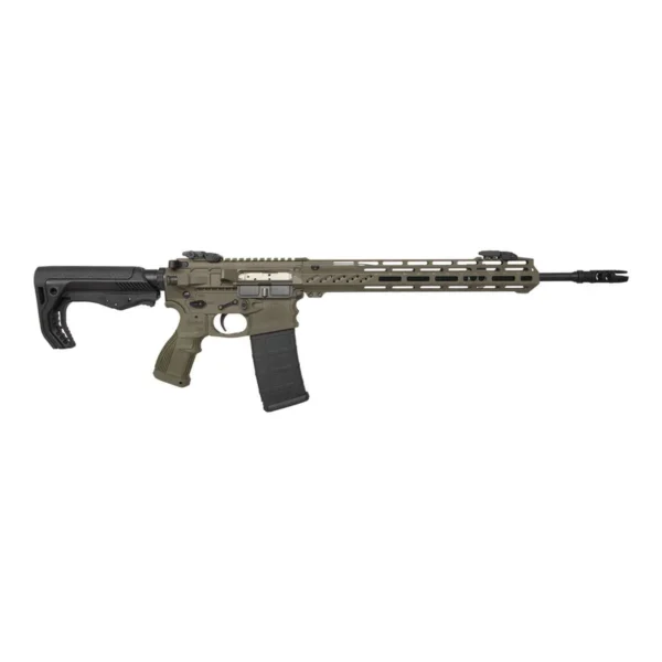 FOSTECH STEALTH LIGHTNING RFL 5.56 16" MACH2 13" RL, SNGLE STG TRIG, OD GRN