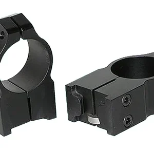 Warne 2R7M Ruger 77 Maxima Matte Black 1" High 0 MOA