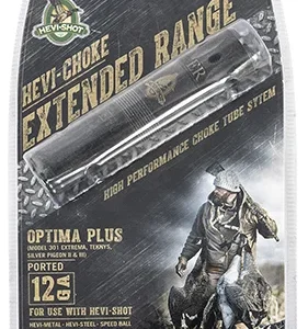 HEVI-Shot 560124 Hevi-Choke Waterfowl Beretta Optima Plus 12 Gauge Extended Range 17-4 Stainless Steel Black (Ported)