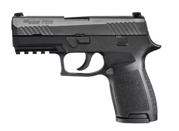 P320 Nitron Cmpt 9MM 3.9" Blk CS 10rd