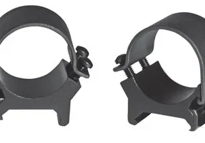 Weaver Mounts 49120 Detachable Top Mount Rings  Matte Black 30mm High