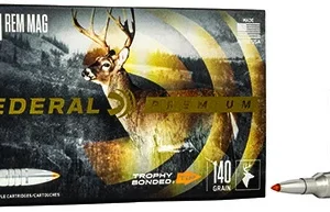 Federal P7RTT2 Premium  7mm Rem Mag 140 gr Trophy Bonded Tip 20 Per Box/ 10 Case