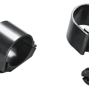 Weaver Mounts 49061 Detachable Top Mount Dual Extension Rings  Black 1" High
