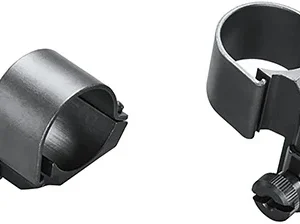 Weaver Mounts 49045 Detachable Top Mount Dual Extension Rings  Matte Black 1" High