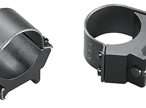 Weaver Mounts 49121 Detachable Top Mount Rings  Matte Black 30mm Medium