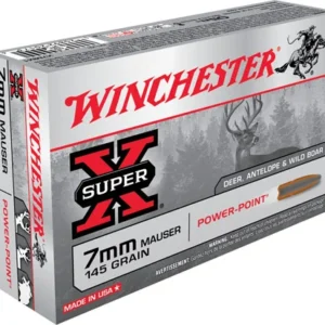 Winchester Ammo X7MM1 Super X  7mm Mauser 145 gr Power Point 20 Per Box/ 10 Case