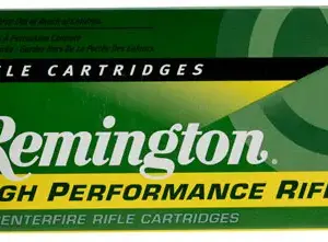 Remington Ammunition 28399 High Performance Rifle 223Rem 55gr Pointed Soft Point 20 Per Box/10 Case