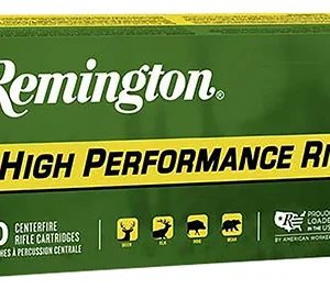 Remington Ammunition 21311 High Performance Rifle 22-250 Rem 55 gr Pointed Soft Point 20 Per Box/ 10 Cs